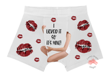 Men's Boxers Brief I Licked it So It's Mine Light Skin | Looney Dragon